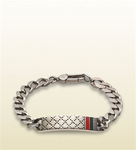 gucci bracelet men's price|luxury silver bracelets for men.